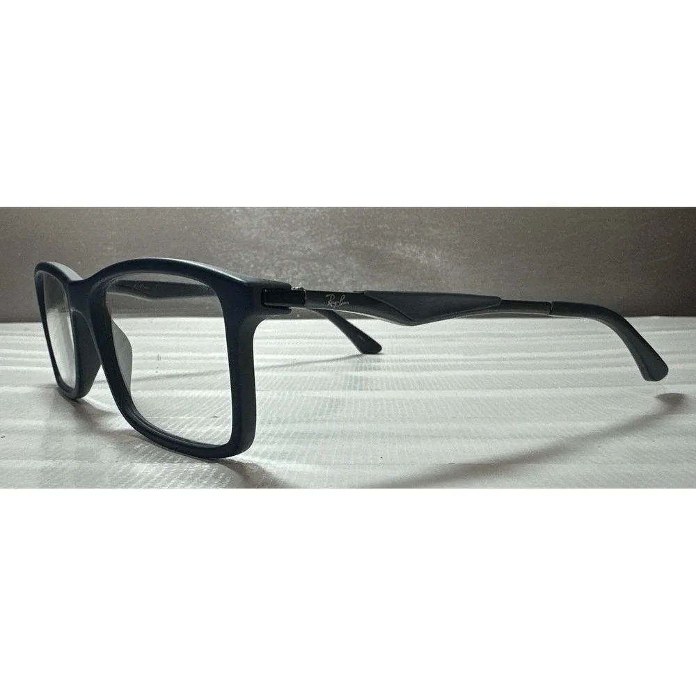 RAY-BAN RB7023 55-17 145mm Matte Black/Grey Eyeglasses Frames Only